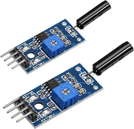 2pcs High Sensitivity Vibration Sensor Module SW-18010P for Alarm System 4PIN