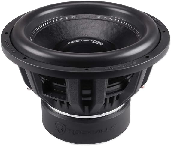 Rockville Destroyer 15D1 15" Dual 1-Ohm Competition Car Audio Subwoofer