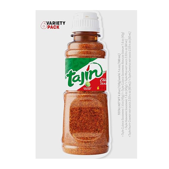 Tajin Fan Pack - Variety Pack of 6 Blends by Tajin