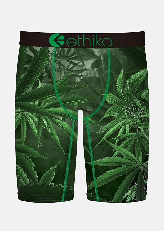 Ethika Men's Staple Boxer Brief, 4-Way Stretch with Signature - Phantom
