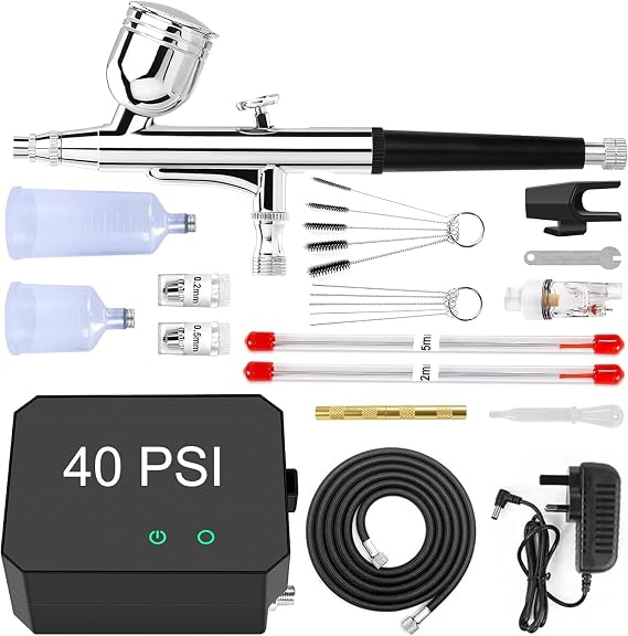 1 Set of Airbrush Kit with Compressor 1 pcs