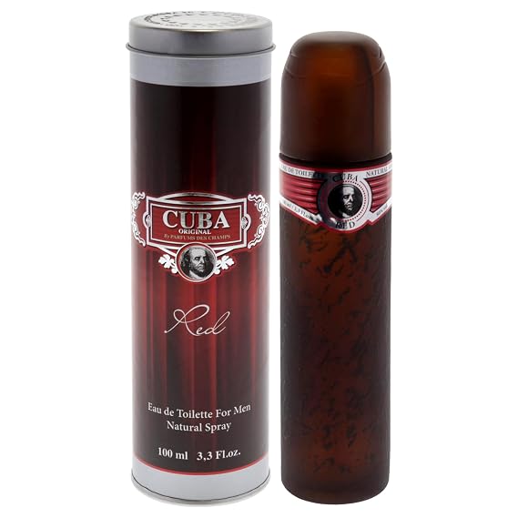 Cuba Red By Cuba For Men Edt Spray, 3.3 Fl Oz