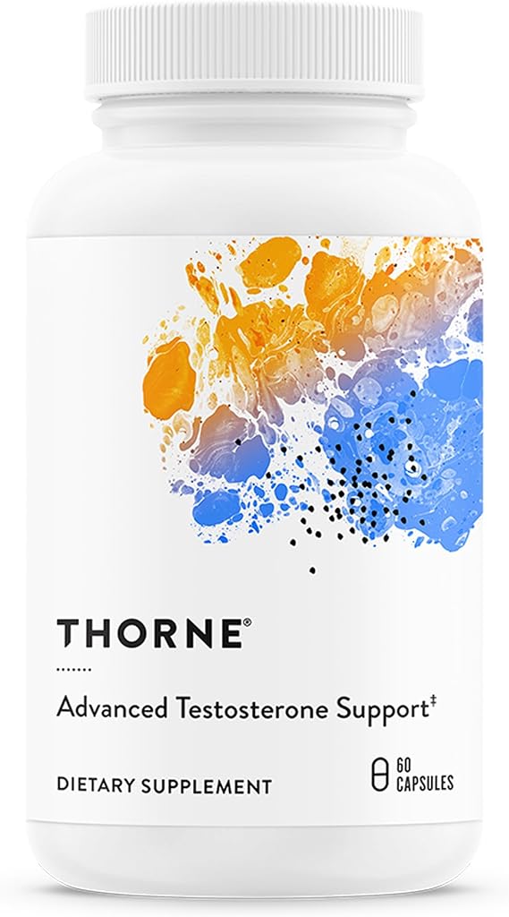 Thorne Advanced Testosterone Support, Men's Health Supplement, 60 Capsules