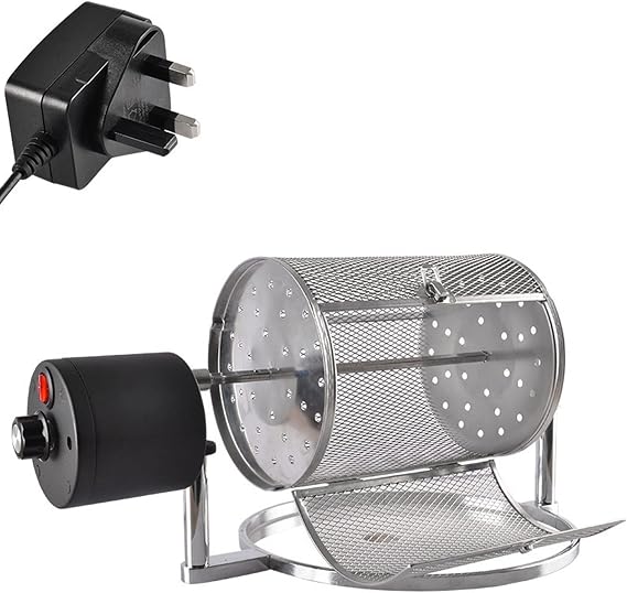 Electric Coffee Roasting Machine Grains Nut-Roaster Baking Machine Stainless Steel Coffee Roasting Cage (B)