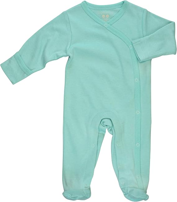 Babysoy Organic Long Sleeve Solid Footie/Coverall