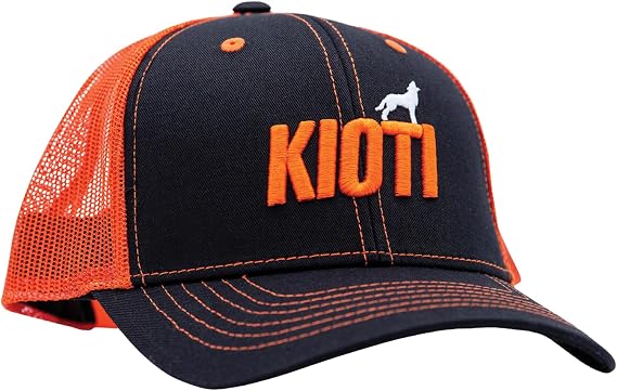 Kioti - Black/Orange Trucker HAT - DDA25-140-AC
