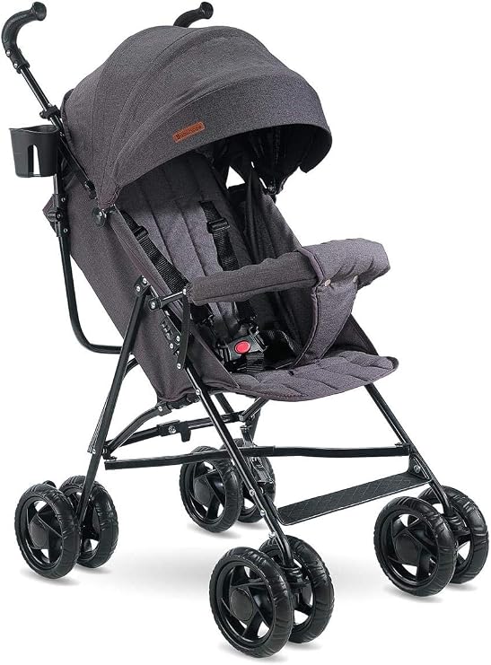 Baby Hope Cane Baby Stroller SC-100 Grey