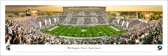 Michigan State Spartans Football Unframed Panoramic Poster
