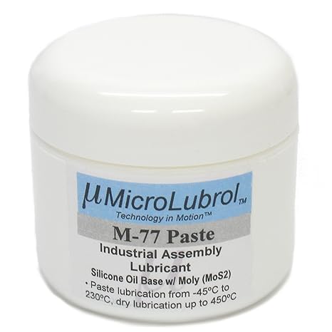 M-77 LUBRICANT PASTE GREASE Silicone + Moly, 2 oz, Compare to Dow M-77