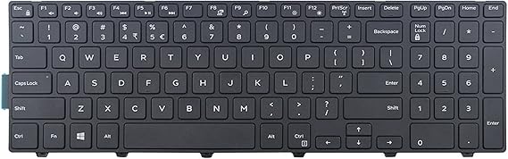 Original New for Dell Latitude 3550 keyboard US Black Non-backlit