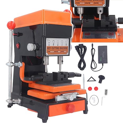 Key Cutting Machine - Vertical Copy Duplicator with 5 Duplicating Types, Professional Copying, Easy to Operate