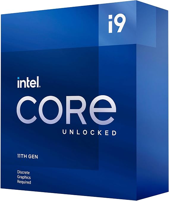 Intel CoreTM i9-11900KF Desktop Processor 8 Cores up to 5.3 GHz Unlocked LGA1200 (Intel 500 Series & Select 400 Series Chipset) 125W