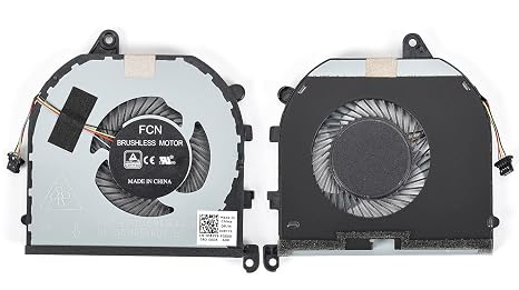 Replacement CPU w/GPU Cooling Fan for Dell XPS 15 9570 & XPS 15 7590, Precision 5530 5540 Series Laptop P/N: 008YY9 0TK9J1 TK9J1 08YY9