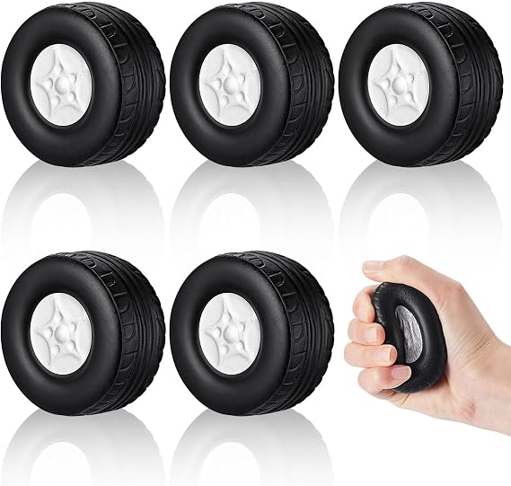 Chivao 6 Pcs Tire Toys, Racing Wheel Toys Party Favor