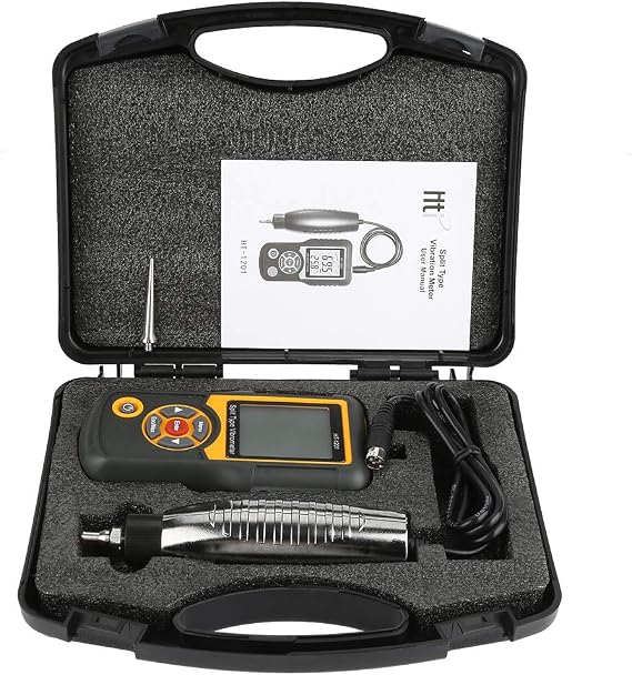 Digital Vibration Meter Split Type High Accuracy Vibrometer Acceleration Sensor Gauge Tester