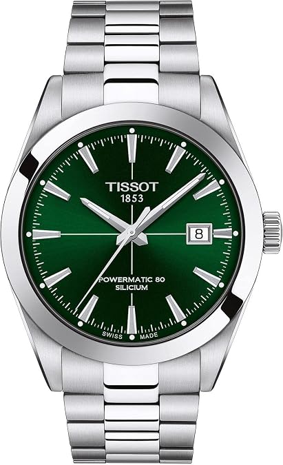 Tissot Men's Gentleman Auto Swiss Automatic Dress Watch with Stainless Steel Strap