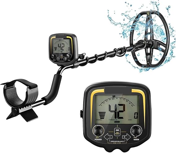TX-850 Metal Detector Underground Depth 2.5m Search Finder Gold Detector Scanner Treasure Pinpointer 11inch Underwater and Beach Use(TX-850)