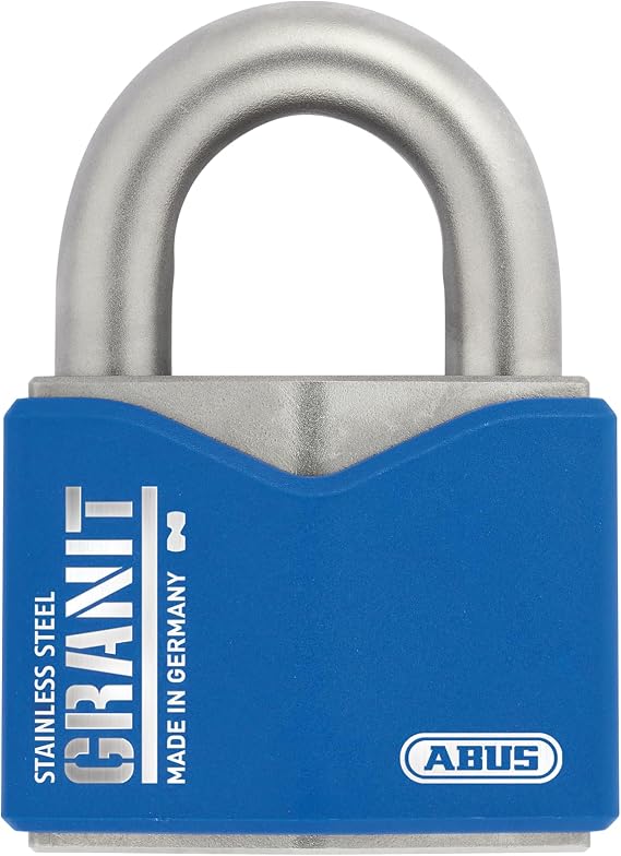 ABUS 37ST/55 Granit Heavy Duty Stainless Steel Padlock with 2 Keys