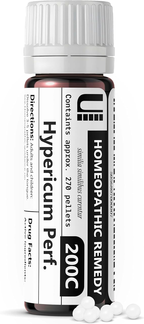 Hypericum Perforatum 1M Homeopathic Remedy, 270 Pellets