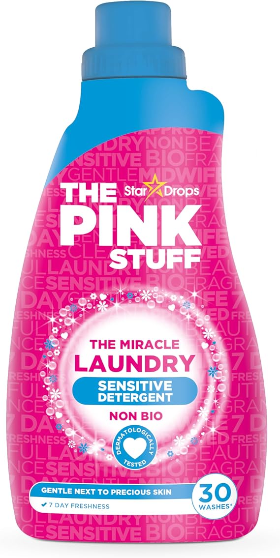 Stardrops The Pink Stuff Sensitive Non-Bio Laundry Liquid 960ml