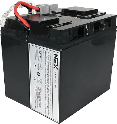 RBC7-NEX, UPS Battery Replacement Cartridge #7, Compatible with APC UPS Models: SMT1500, SMT1500C, SMT1500US, SUA1500, SUA1500US, SUA750XL by NEX