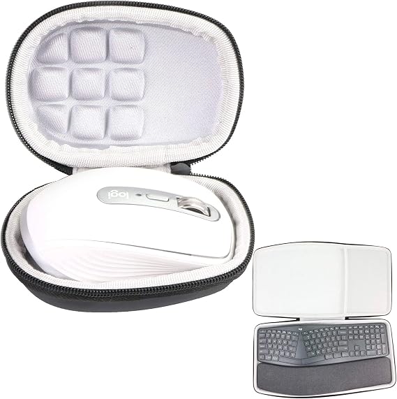 co2CREA Hard case for Logitech MX Anywhere 3 Mouse+Ergo K860 Keyboard