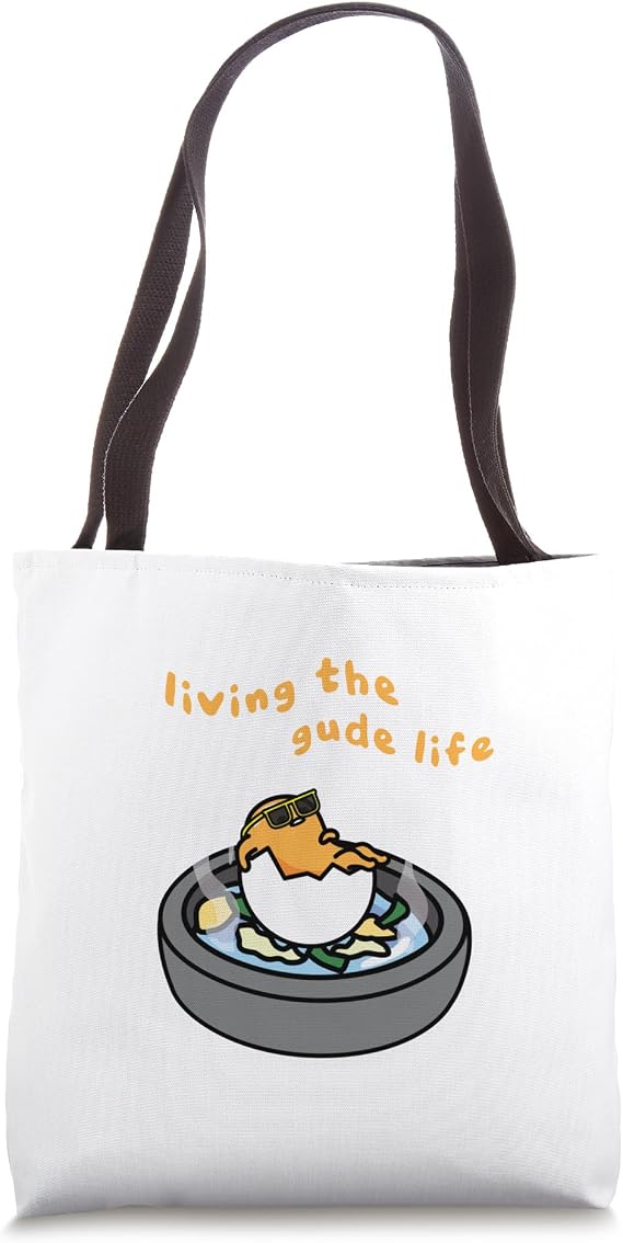 Living the Gude Life Ramen featuring Gudetama Tote Bag