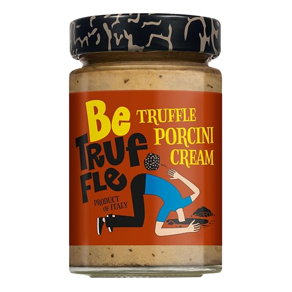 Be Truffle - Truffle Porcini Cream 6,4 OZ - 180g - 100% Made in Italy - Cholesterol-Free, Gluten-Free