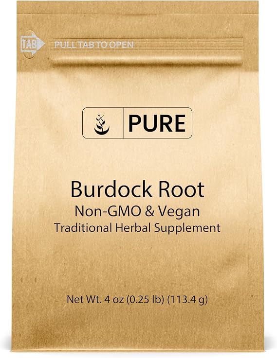 Pure Original Ingredients Burdock Root Extract (4 oz) Lab-Verified, Non-GMO