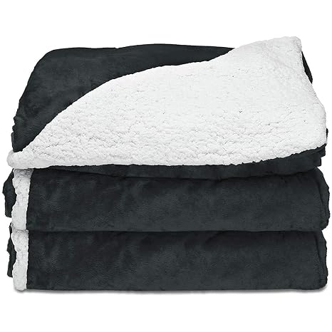Sunbeam Mink Sherpa Electric Heated Throw Blanket Slate Gray Washable Auto Shut Off 3 Heat Settings
