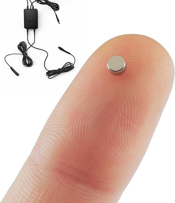 PingaOculto Bluetooth Spy Earpiece for Exams MP3 Foot Pedals Mini (Nano V9)