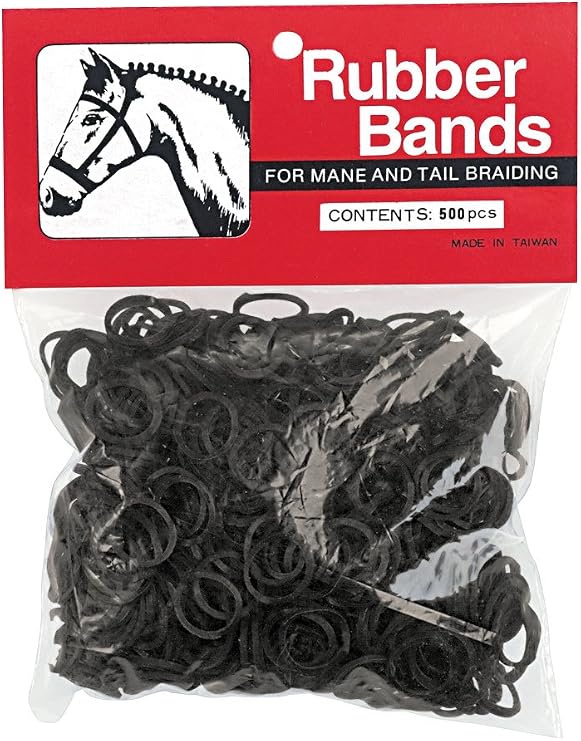 Weaver Leather Rubber Bands, Black