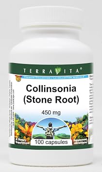Collinsonia Stone Root - 450 mg 100 Capsules, ZIN: 510769