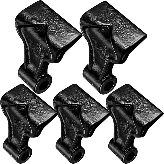 Threlaco 5 Pcs 3.5 Inch Wide Replacement Steel Flail Hammer Blade Flail Mower Blades for Tractor Mowers