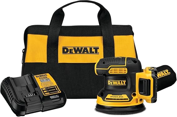 DEWALT 20V MAX Random Orbit Sander, 5-Inch, Cordless Kit DCW210D1