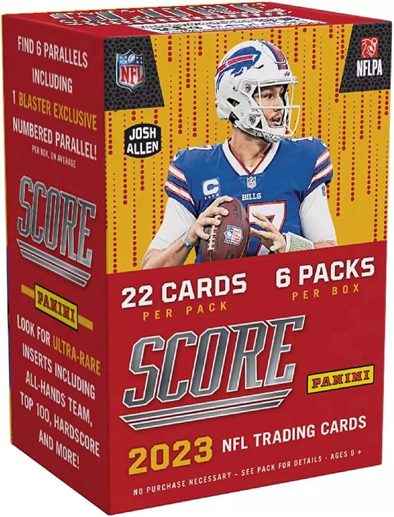 2023 Score Football Card Blaster Box (132 Cards)