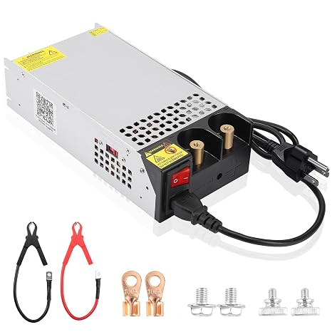 DC 12V 100A 1200W Power Supply 110V AC to 12V DC Converter Adapter | 12 Volt 100amp 1200W Switching Power Supply Transformer SMPS for LED Strip Light CCTV Camera Security System Radio 3D Printer