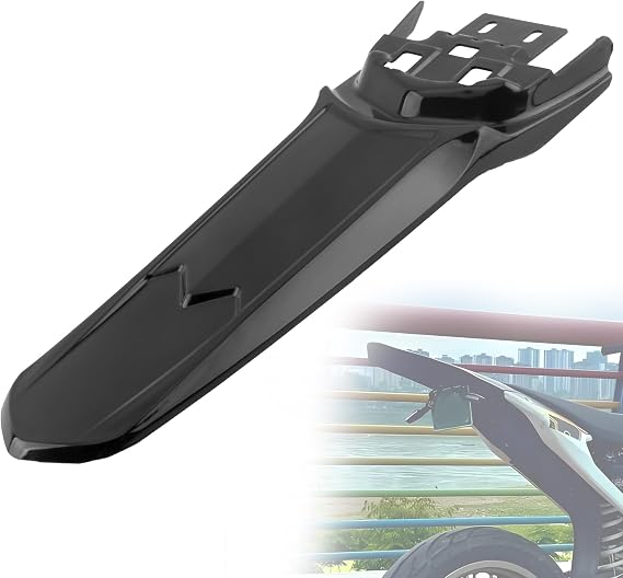 Back Extended Longer Rear Fender FIt,Dirt Bike Mudguard Tail Fender Guard Protectorfor Sur-Ron Light Bee(Black)