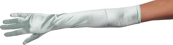 Greatlookz Over Elbow 19" Very Long Satin Gloves, Mint Green