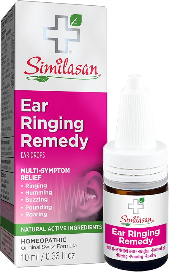 Similasan Ear Ringing Remedy, Relief Ear Drops, 0.33 Ounce Bottle