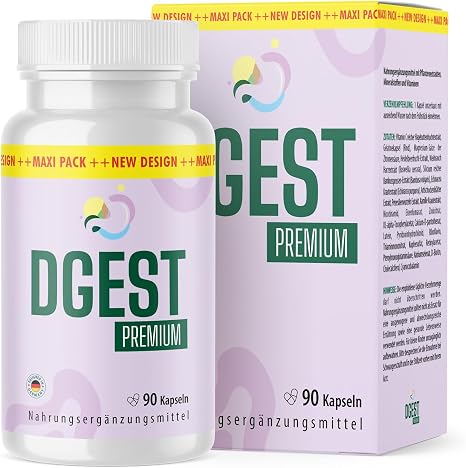 Dgest Premium Capsules Rich in Vitamins and Minerals Specially Developed Formula Contents: 90 Capsules