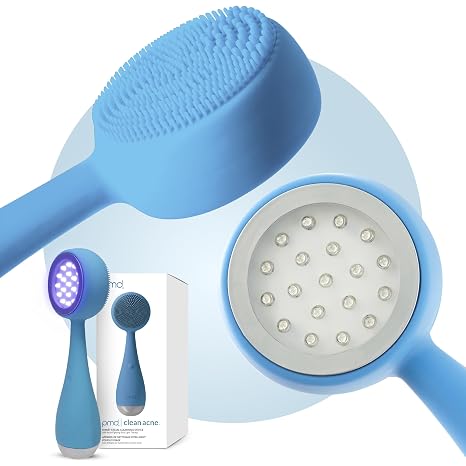 PMD Beauty Clean Facial Cleansing Brush Waterproof Silicone Face Cleanser with Sonic Technology
