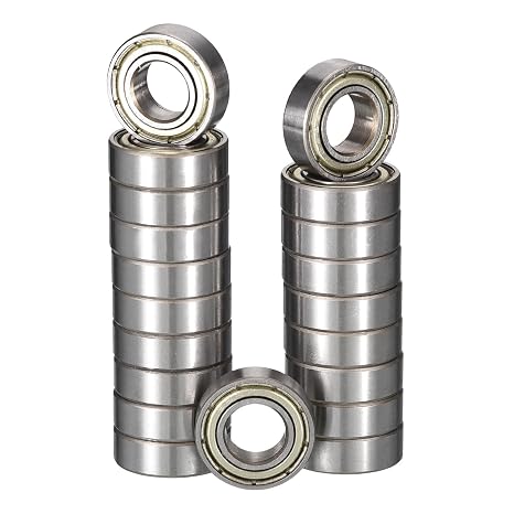 681XZZ Deep Groove Ball Bearings, ID 1.5mm x OD 4mm x Width 2mm Miniature Bearings, Double Metal Shielded Ball Bearing Chrome Steel Z2 Lever 20pcs