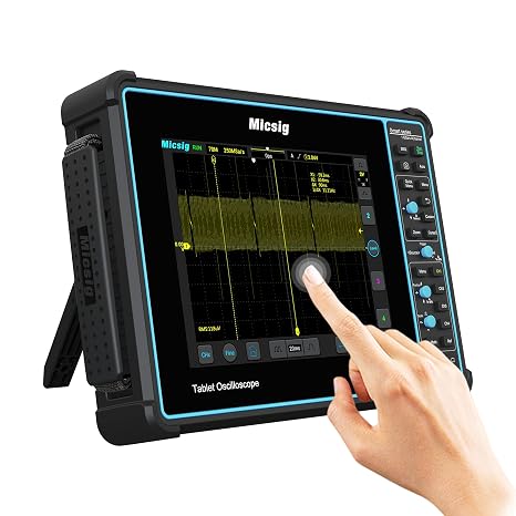 Micsig Automotive Oscilloscope SATO1004 SATO12002 SATO Series Oscilloscope Automotive 100/200Mhz 2/4 Channel Oscilloscope Osciloscopio Automotriz(SATO2002 200Mhz 2ch Standard kit)