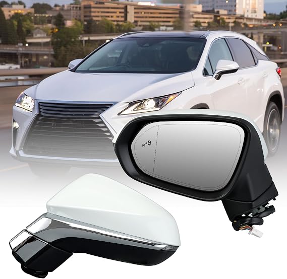 Driver Side Mirror For 2016-2020 Lexus RX350 2018-2020 RX350L RX450h/hL