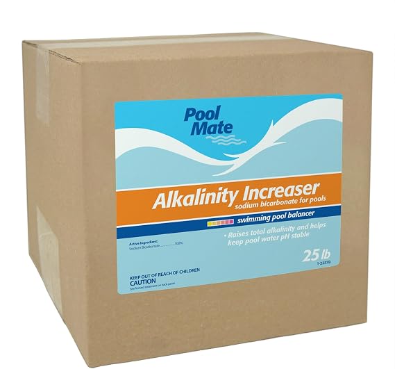 Pool Mate 25-Pounds Premium Alkalinity Increaser for Swimming Pools
