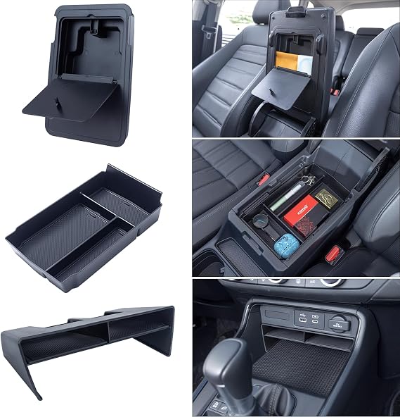 3PCS Center Console Organizer Set for 2023-2026 Honda CR-V & CR-V Hybrid
