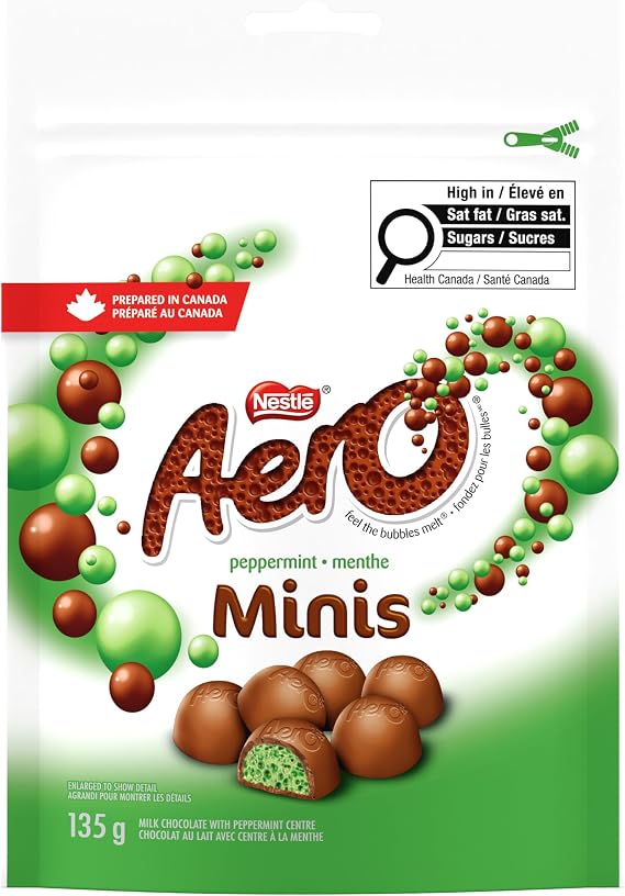 AERO Bubbles Peppermint, 135g Pouch