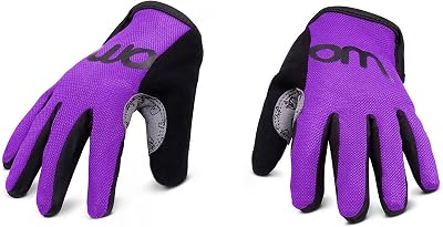 woom TENS Bike Gloves, Childs & Youth Bicycle Full Finger Protection with Grip for Road Cycling & Mountain Biking Boys & Girls