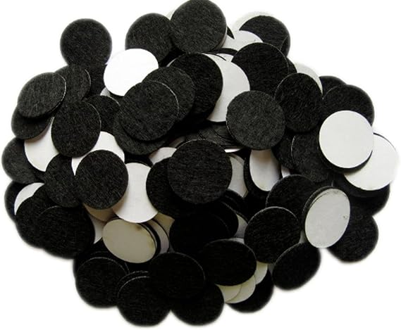 YYCRAFT 200pcs Adhesive Felt 1/2"(10mm) Circles for DIY and Sewing Handcraft Various Package Sizes Wholesale, Die Cut DIY Projects